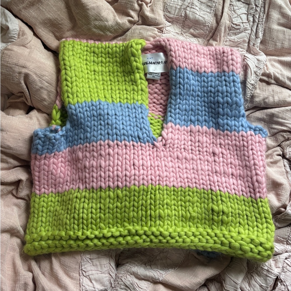 Hope Macaulay Pink and Blue Knit Design